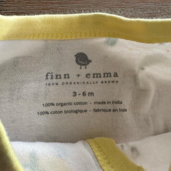 Finn + Emma | Long-sleeve Llama Romper | 3-6m - Picture 2 of 4